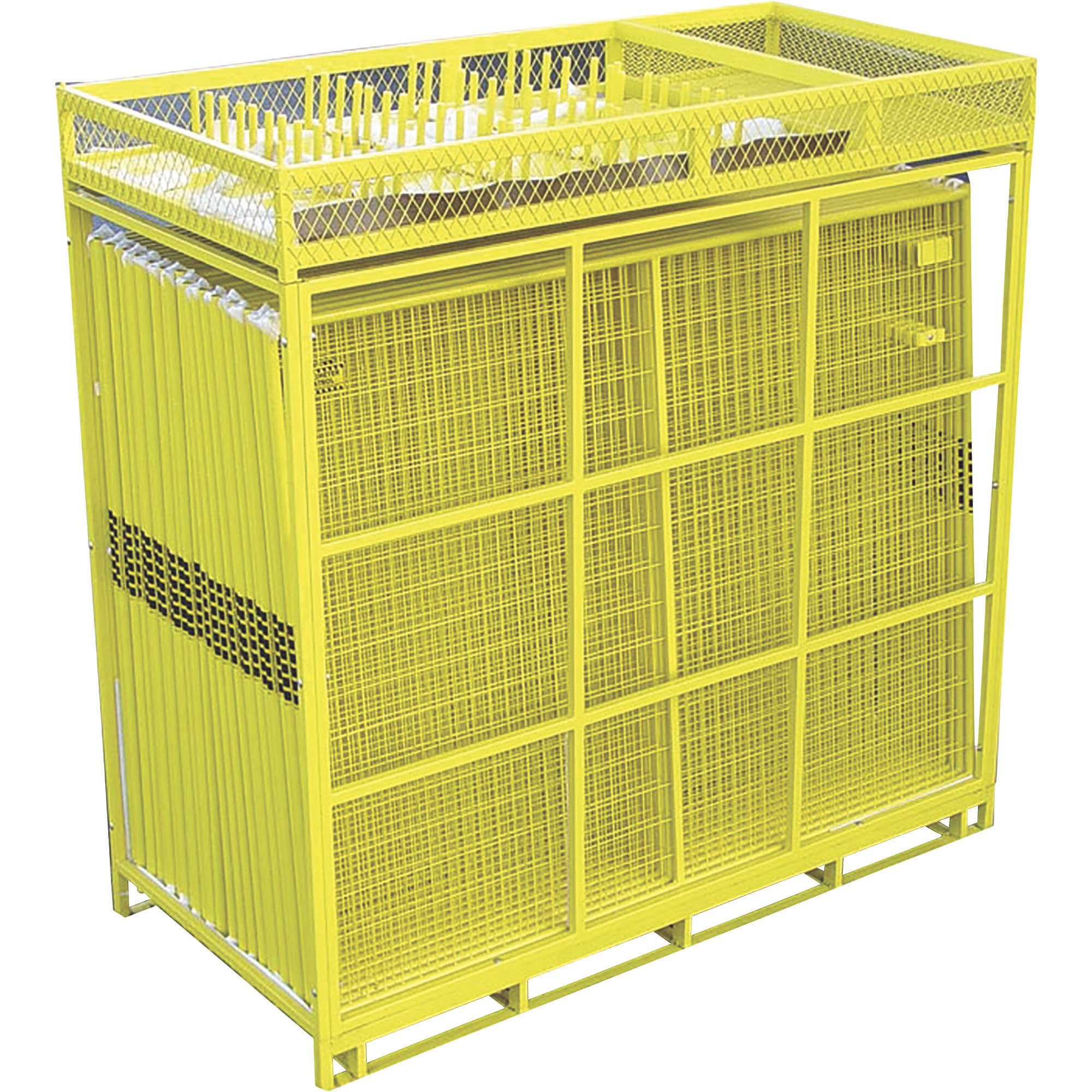 Jewett Cameron Perimeter Patrol 29-Panel, Full Pallet Fencing Assembly, 7 1/2ft. x 6ft. Panels, Model# RF 12806